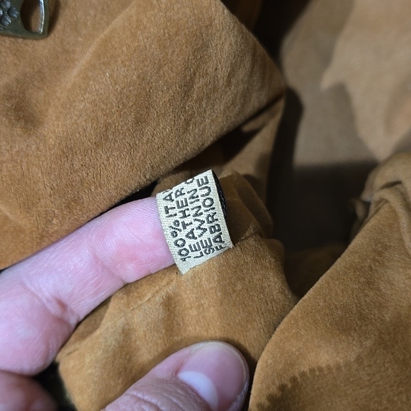 PATRICIA NASH 100% Genuine Italian Leather Tooled Shoulder Bag, Brown Green - Picture 16 of 16